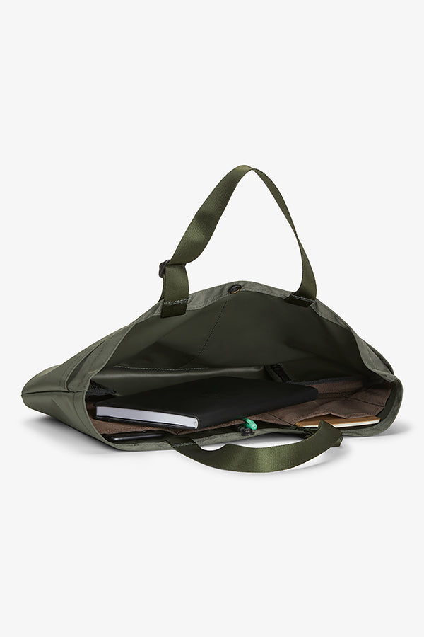 Packshot image of the Bags in Progress x MM Small Carry All Tote  in Khaki Green | Exclude