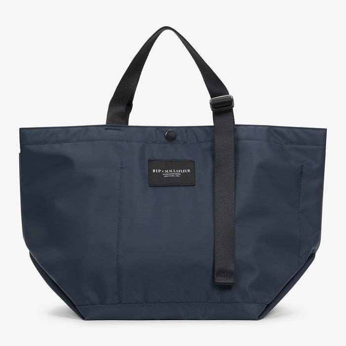 Packshot image of the Bags in Progress x MM Small Carry All Tote  in Navy | Lead