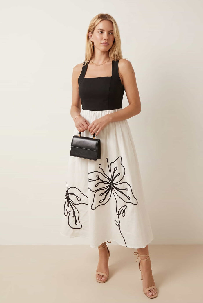Mono Embroidered 2in1 Dress