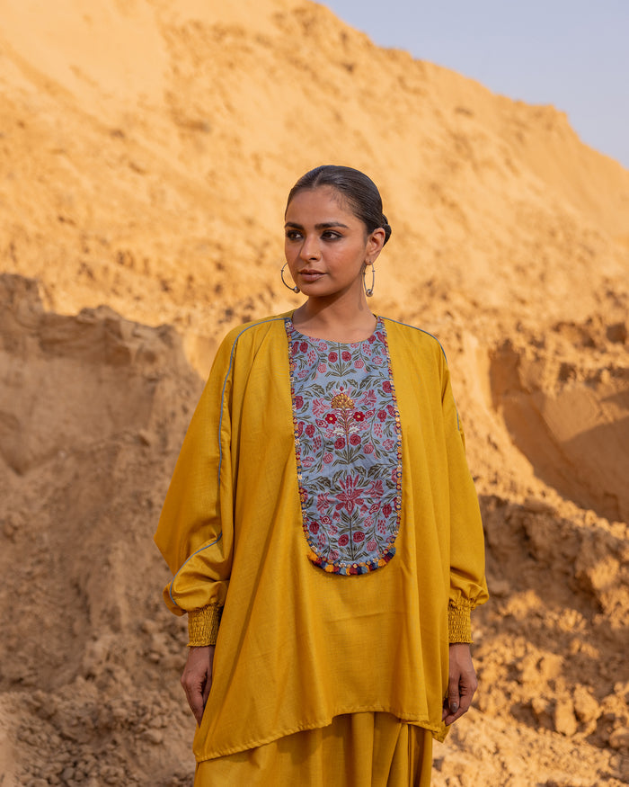 Mosaic Co-Ord Set - Mustard