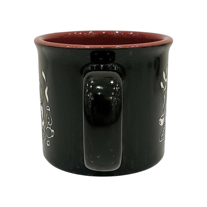 Mug - 14oz - Book Cat Camp Mug (Burgundy) by Bread and Badger
