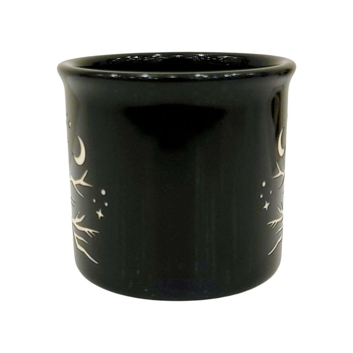 Mug - 14oz - Crow Camp Mug (Black) by Bread and Badger