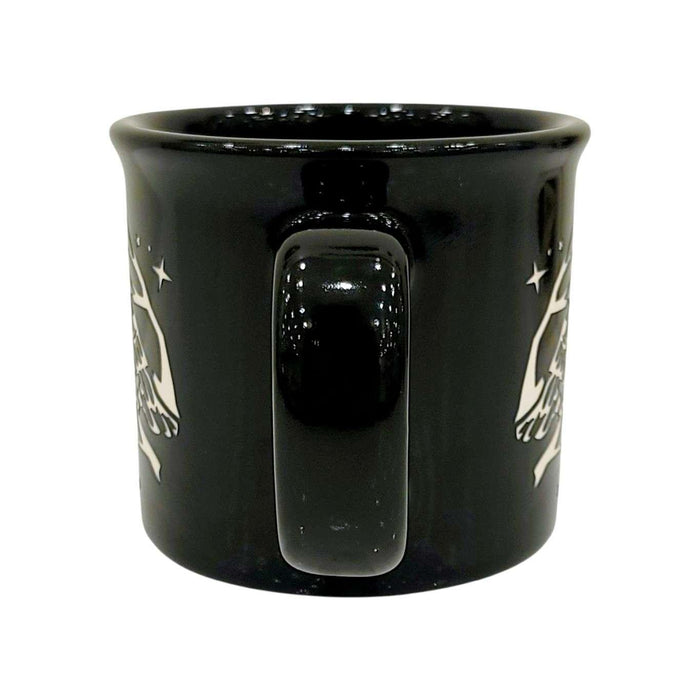 Mug - 14oz - Crow Camp Mug (Black) by Bread and Badger