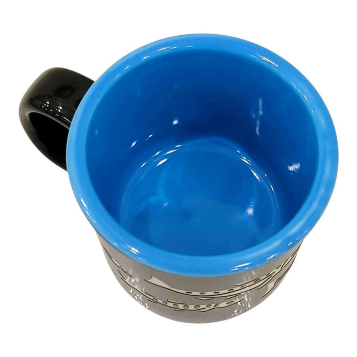 Mug - 14oz - Salmon Camp Mug (Blue) by Bread and Badger