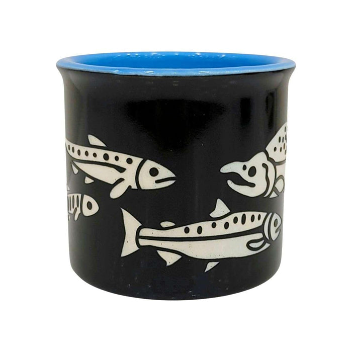 Mug - 14oz - Salmon Camp Mug (Blue) by Bread and Badger