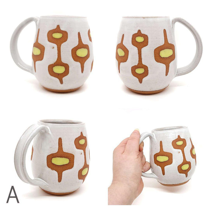 FSP12A $82 - White MidMod Mug A