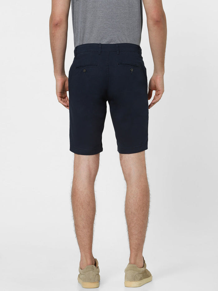 Navy Blue Organic Cotton Chino Shorts