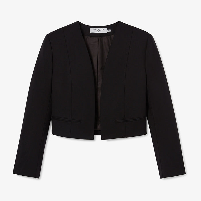 Packshot image of the Neale jacket in black