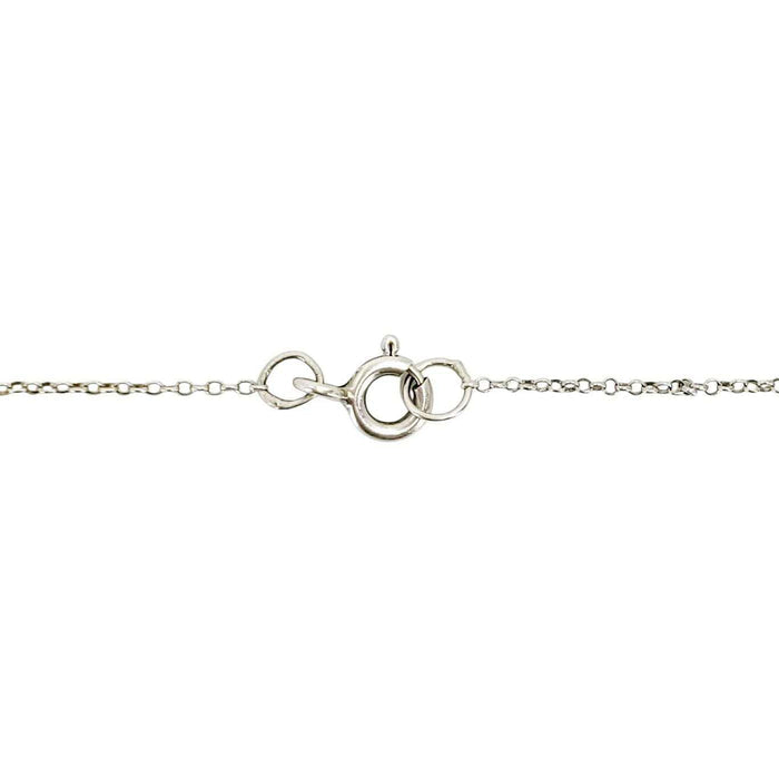 Necklace - Heart Cutout in 14k Yellow Gold with Sterling Silver Chain by Michelle Chang