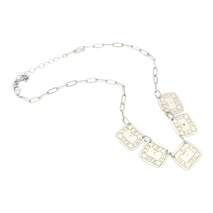 Necklace - Limited Time Large (Antiqued Silver) by Christine Stoll | Altered Relics