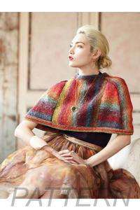 Noro 09 Steeked Capelet PATTERN ONLY-Patterns-Noro-Alpaca Direct