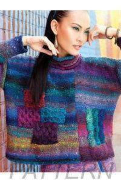 Noro 13 Asymmetrical Pullover PATTERN ONLY-Patterns-Noro-Alpaca Direct