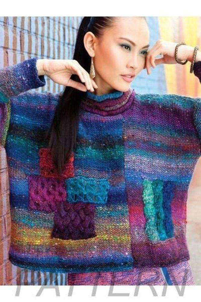 Noro 13 Asymmetrical Pullover PATTERN ONLY-Patterns-Noro-Alpaca Direct