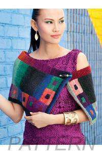 Noro 14 Intarsia Capelet PATTERN ONLY-Patterns-Noro-Alpaca Direct