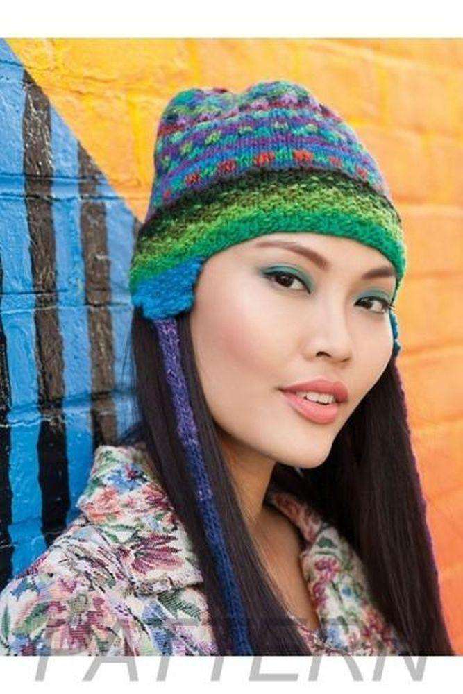 Noro 15 Stripe And Check Chullah PATTERN ONLY-Patterns-Noro-Alpaca Direct