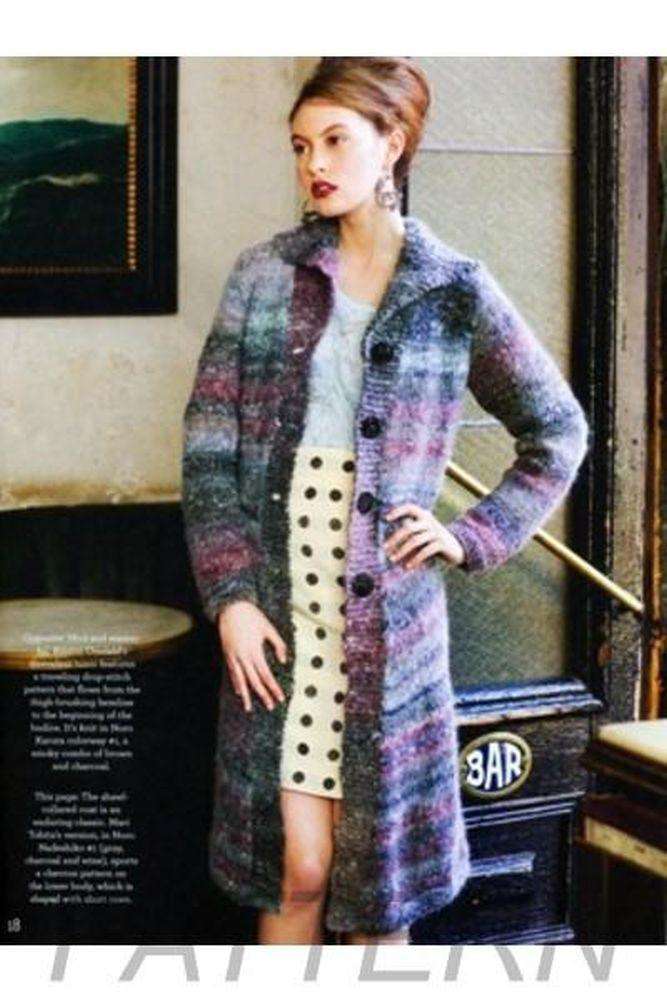 Noro 18 Collared Coat PATTERN ONLY-Patterns-Noro-Alpaca Direct