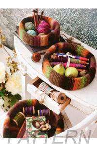 Noro 32 Felted Bowls (set of 3) PATTERN ONLY-Patterns-Noro-Alpaca Direct