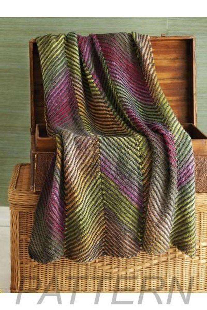 Noro 33 Bias Stripe Afghan PATTERN ONLY-Patterns-Noro-Alpaca Direct