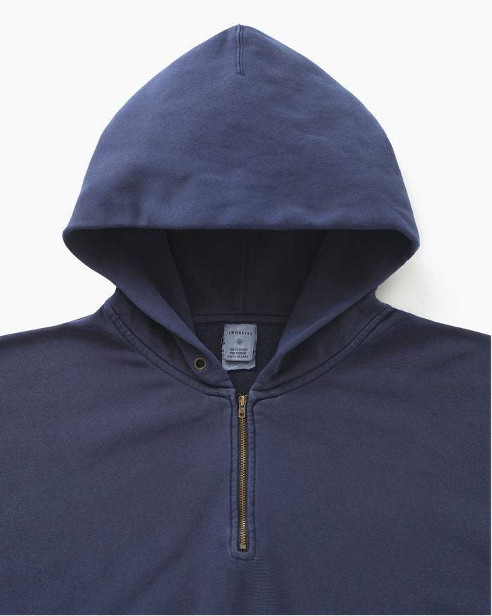 O.D Easy Zip Hoodie Indigo Blue