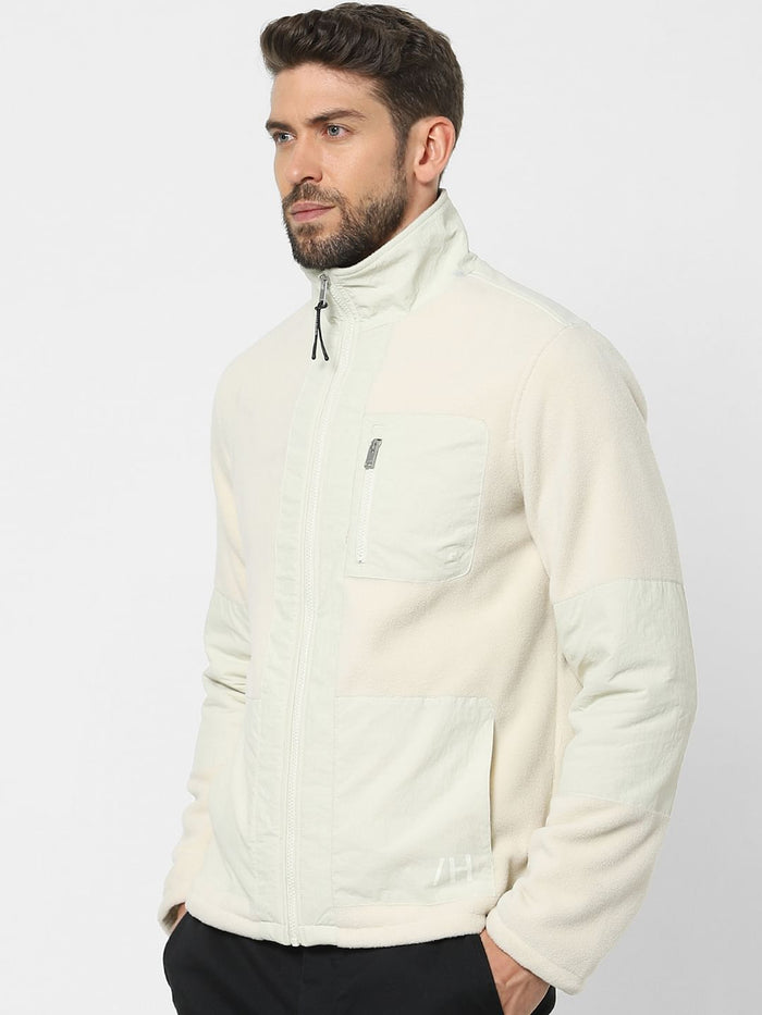 Off-White High Neck Fleece Jacket