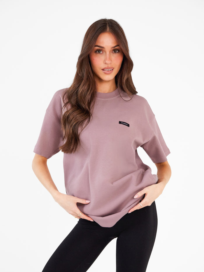 Olivia Oversized T-Shirt - Dusty Pink