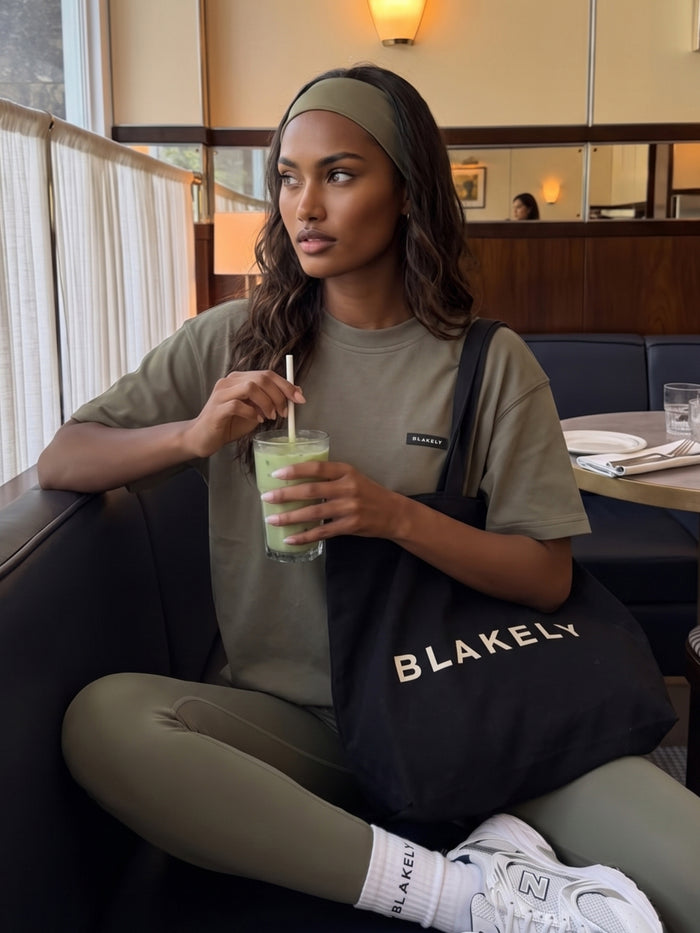 Olivia Oversized T-Shirt - Safari Green