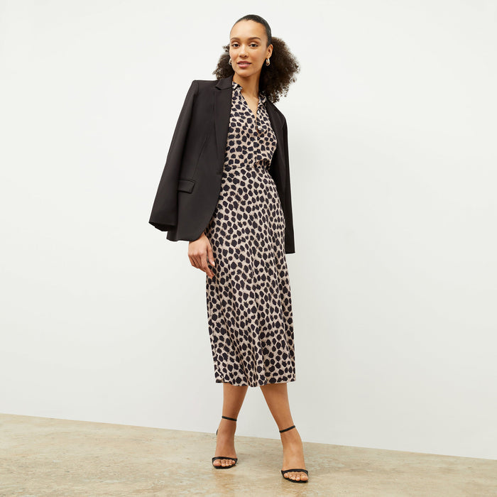 Orchard Skirt - Washable Silk :: Sahara Print