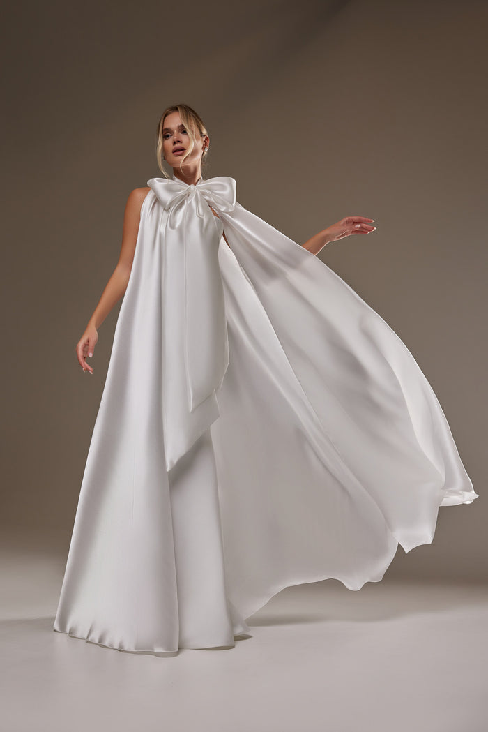 Organza Bridal Cape Casey