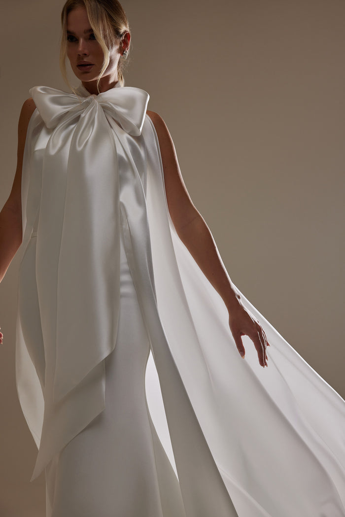 Organza Bridal Cape Casey