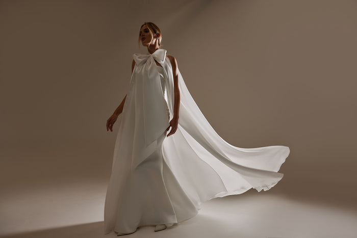Organza Bridal Cape Casey