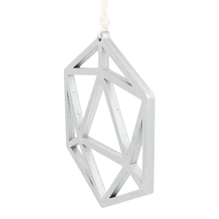 Ornament - D20 Silver by 6 by 6 Arts