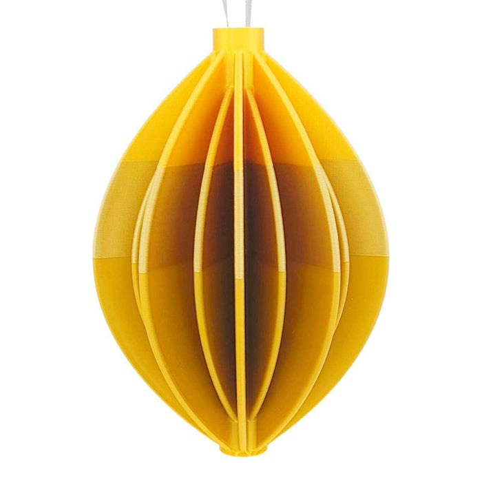 RH802B $12 - Fluted Oval Gold - Ornament B
