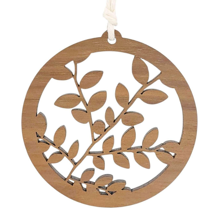 Ornament - Red Huckleberry (Walnut) by 6 by 6 Arts