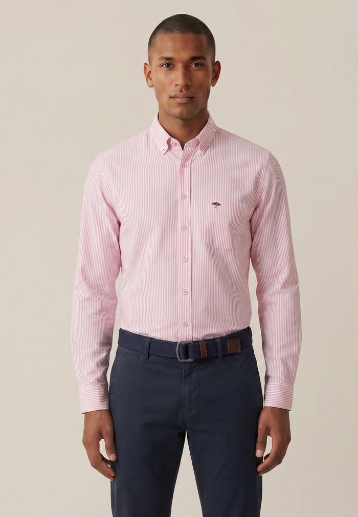 pink stripe / S