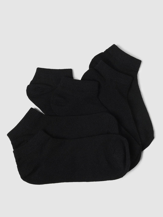 Pack Of 3 Sport Socks - Black