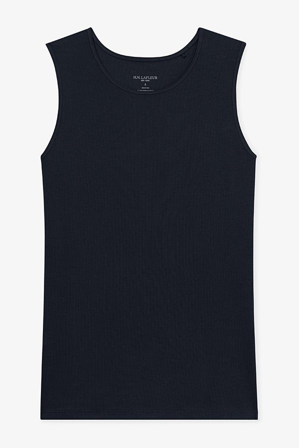 packshot image of the paige tank in galaxy blue | Exclude | Still