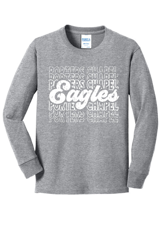 PCA Distressed Long Sleeve TShirt #101