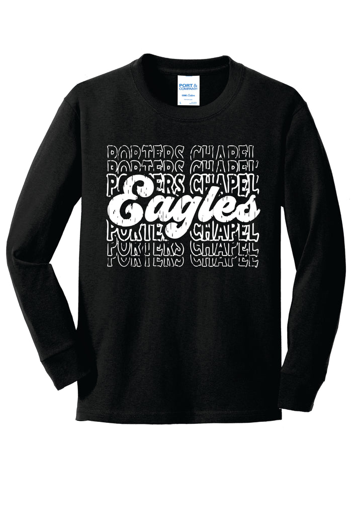 PCA Distressed Long Sleeve TShirt #101