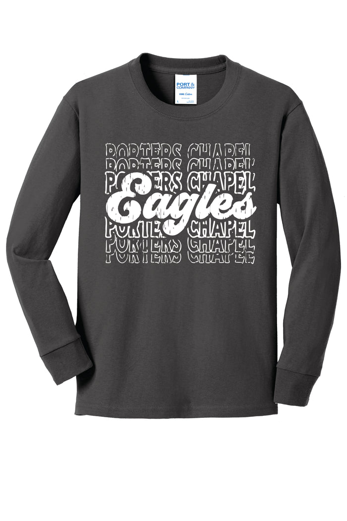 PCA Distressed Long Sleeve TShirt #101