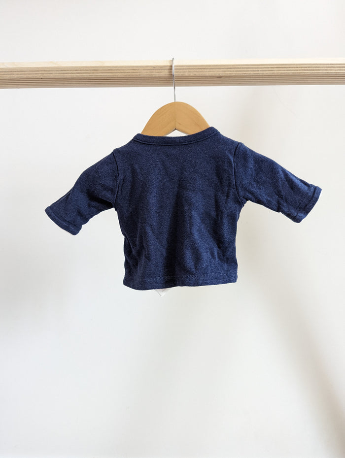Petit Lem Snap Cardigan (NB)