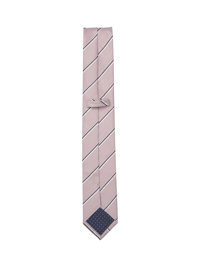 Pink Striped Tie