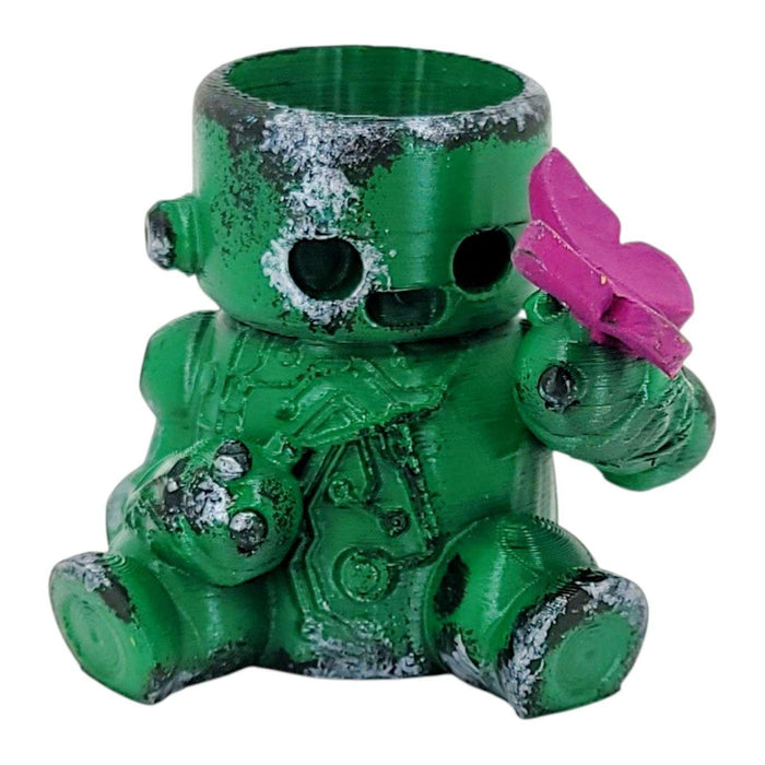 Planter - Bot-Pot No. 4 (Green Circuitry) by Bot Pots