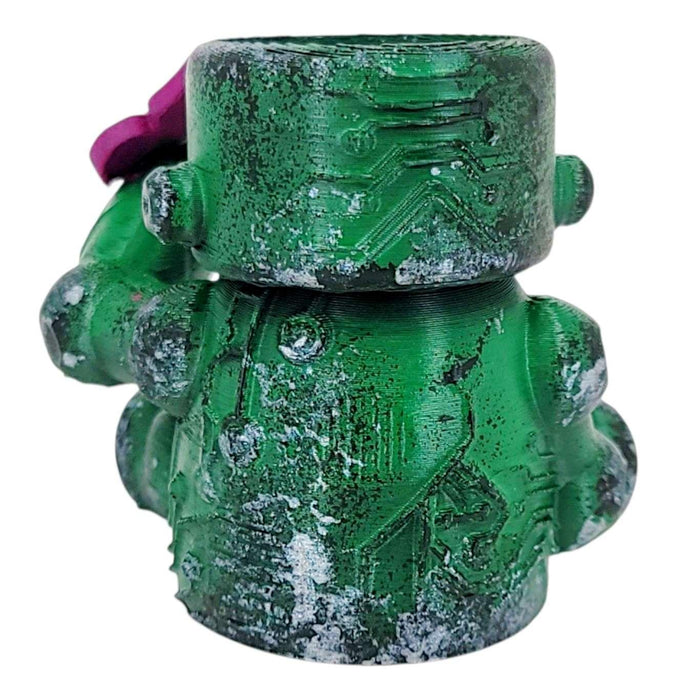 Planter - Bot-Pot No. 4 (Green Circuitry) by Bot Pots