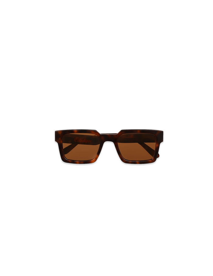 Éclectique polarized tortoise sunglasses front view