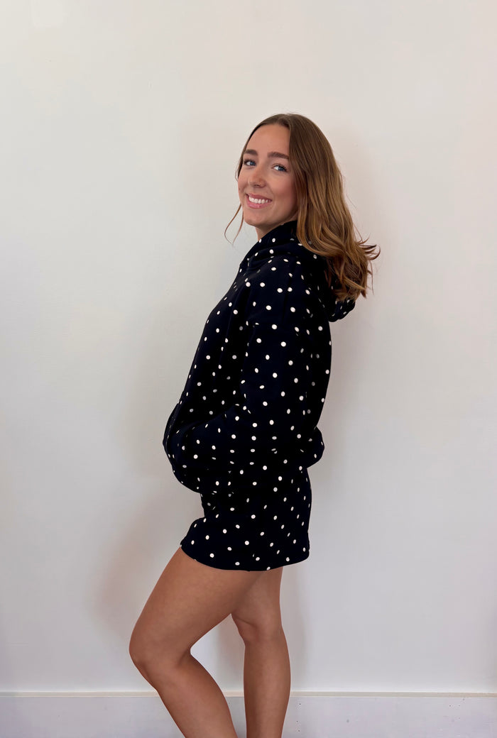 Polka-Dot Sweat Set