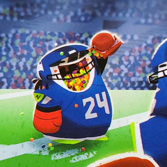 Prints (Seattle Themed) - Football Pandas by Punching Pandas