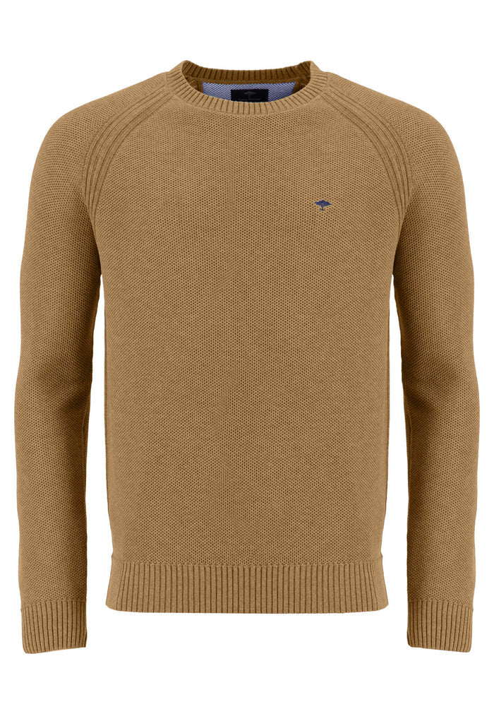 Pullover aus Baumwolle mit Rundhalsausschnitt