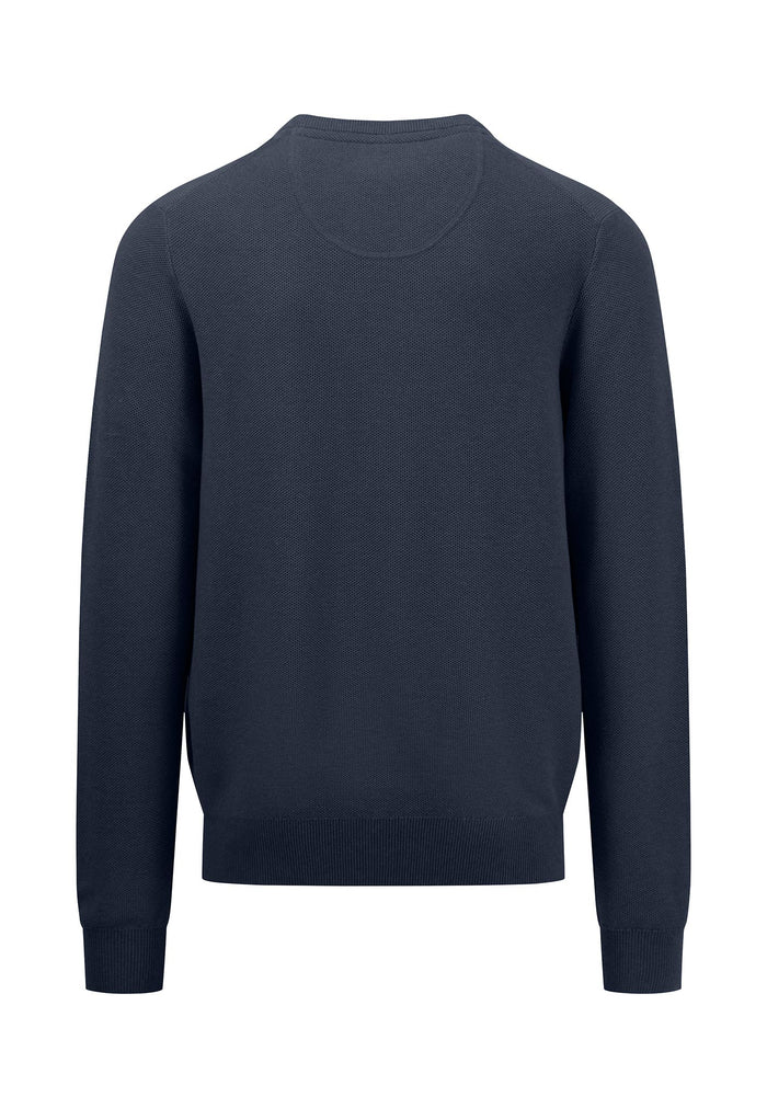 Pullover aus Baumwolle mit V-Ausschnitt