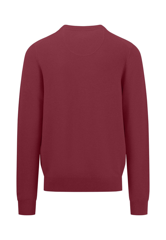 Pullover aus Baumwolle mit V-Ausschnitt
