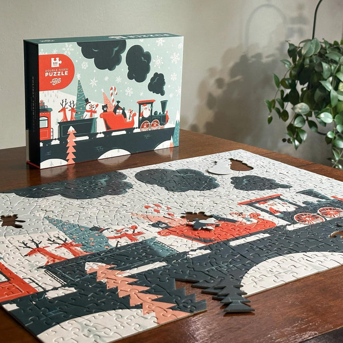 Puzzle - 500 Piece Holiday Train Wreck Puzzle by Factory 43
